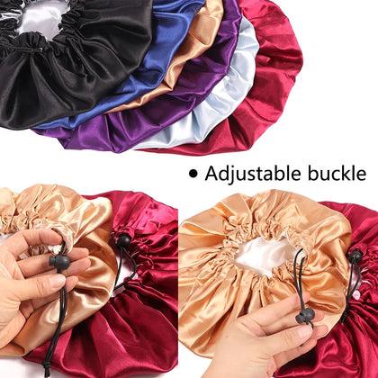 Plussign Silk Satin Bonnet | Fashionable Hair Protection