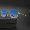 Rimless Square Sunglasses | UV400 Protection