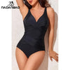 Smart Sculpt Shaping Swimsuit | Ruched Twist-Front Design