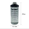 Stay Hydrated: 2L Water Bottle with Time Markers