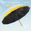 Strong Windproof Automatic Umbrella | Large Size UV Protection