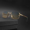 Rimless Square Sunglasses | UV400 Protection